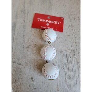 Trimmery baseball sports ornament Xmas unique home decor unique